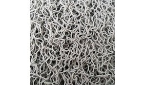Tapete de Malha em PVC s/Fundo 14mm Cinza-Metro Linear