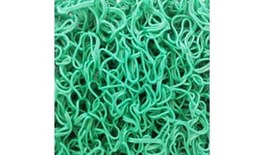 Tapete de Malha em PVC s/Fundo 14mm Verde-Metro Linear