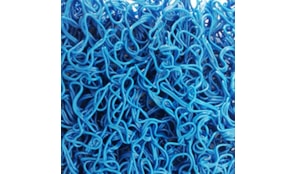 Tapete de Malha em PVC s/Fundo 14mm Azul-Metro Linear