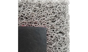 Tapete Desinfeção de Malha em PVC 40x60cm c/Rebordo Cinza