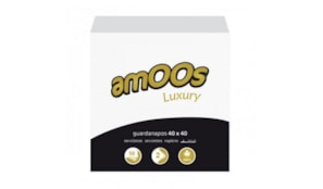 Guardanapos 40x40 2fls Amoos Luxury Branco 50un