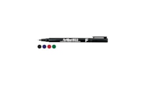 Marcador Perm. Fino (CD/Acetatos) Artline 853 Vermelho-Cx12u