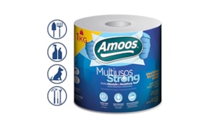 Rolo Toalhas Mão 071mtsx22cm 3Fls Amoos 1 Rolo