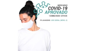 Máscara Reutilizável 25 Lavagens Hans A Branco 1 un
