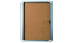 Vitrine 596x688mm de Exterior Oval Fundo Cortiça