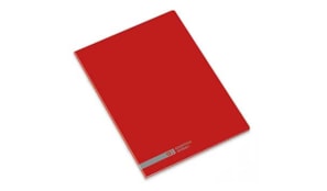 Caderno Agrafado Ambar School A4 Pautado 70gr 48Fls Vermelho