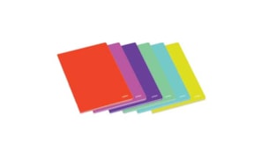 Caderno Agrafado Ambar 2 Linhas A5 Pautado 20Fls
