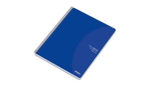 Caderno Espiral Ambar C/Azul A4 Pautado 70gr 80Fls