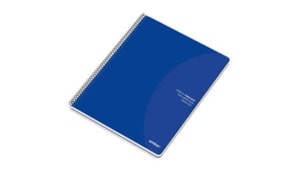 Caderno Espiral Ambar C/Azul A4 Quadriculado 70gr 80Fls