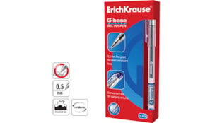 Esferográfica Gel EK GBase Azul Pack 12un