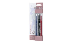 Esferografica Gel EK Belle 0,5mm Blister 3 Cores (AZ/PT/VM)