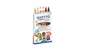 Marcador Feltro Giotto Turbo Maxi Skin Tones 6 cores