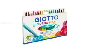 Marcador Feltro Giotto Turbo Maxi 18 Cores (Blister)