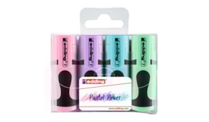 Marcador Fluorescente Edding 7 Mini Pastel - 4un