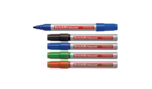 Marcador Medio 1,5mm EK P200 Blister 4 Cores