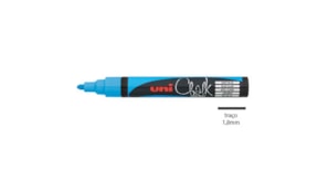 Marcador Giz Chalk UNI PWE-5M Azul Claro 1un