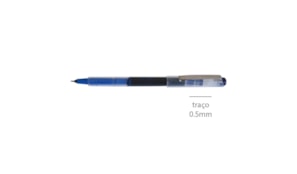 Marcador Ponta Fina 0,5mm Azul BYRX 1112 cx 50uni