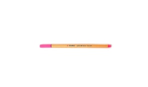 Marcador Fino 0,4mm Stabilo Fineliner Point 88 Rosa Cx10