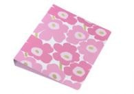 Pasta Arquivo Marimekko 2 Argolas R 13mm L20mm Rosa 1un