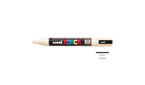 Marcador Uniball Posca PC-5M 1,8mm Bege 1un