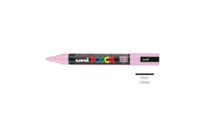 Marcador Uniball Posca PC-5M 1,8mm Rosa Claro 1un