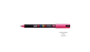 Marcador Uniball Posca PC-1MR 0,7mm Rosa 1un