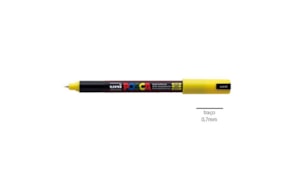 Marcador Uniball Posca PC-1MR 0,7mm Amarelo 1un