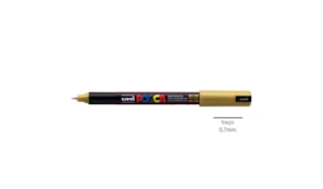 Marcador Uniball Posca PC-1MR 0,7mm Ouro 1un