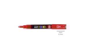 Marcador Uniball Posca PC-1M 0,7mm Vermelho 1un