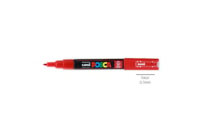 Marcador Uniball Posca PC-1M 0,7mm Vermelho 1un