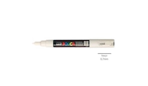 Marcador Uniball Posca PC-1M 0,7mm Branco 1un