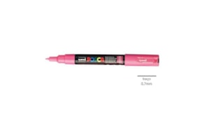 Marcador Uniball Posca PC-1M 0,7mm Rosa 1un