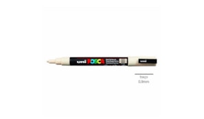 Marcador Uniball Posca PC-3M 0,9mm Bege 1un