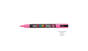 Marcador Uniball Posca PC-3M 0,9mm Rosa 1un