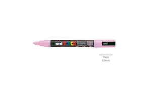 Marcador Uniball Posca PC-3M 0,9mm Rosa Claro 1un