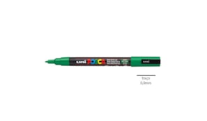 Marcador Uniball Posca PC-3M 0,9mm Verde 1un