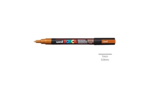 Marcador Uniball Posca PC-3M 0,9mm Bronze 1un