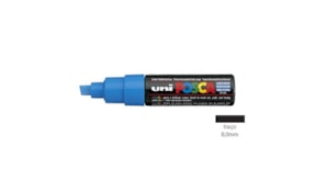 Marcador Uniball Posca PC-8K 8,0mm Azul Claro 1un