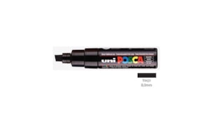 Marcador Uniball Posca PC-8K 8,0mm Preto 1un