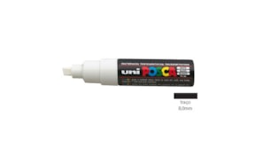 Marcador Uniball Posca PC-8K 8,0mm Branco 1un