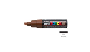 Marcador Uniball Posca PC-8K 8,0mm Castanho 1un