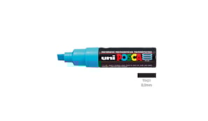 Marcador Uniball Posca PC-8K 8,0mm Turquesa 1un