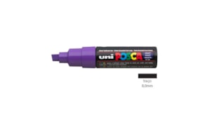 Marcador Uniball Posca PC-8K 8,0mm Violeta 1un