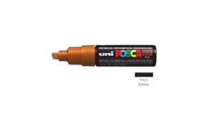 Marcador Uniball Posca PC-8K 8,0mm Bronze 1un