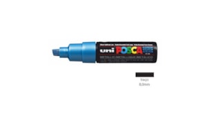 Marcador Uniball Posca PC-8K 8,0mm Azul Metálico 1un