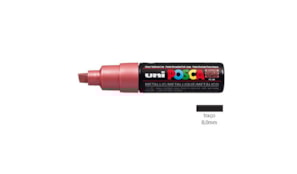 Marcador Uniball Posca PC-8K 8,0mm Vermelho Metálico 1un