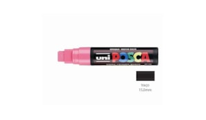 Marcador Uniball Posca PC-17K 15,0mm Rosa 1un