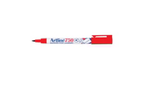 Marcador Tecidos Artline 750 0,7mm Vermelho-1 un