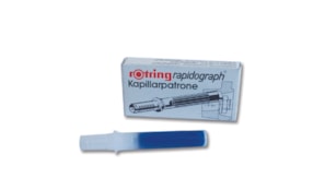 Cartucho Tinta Rotring 1:10 Azul Cx 3un
