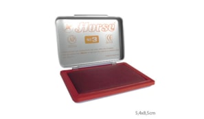 Almofada Carimbos Nº3 5,4x8,5cm Horse Vermelho